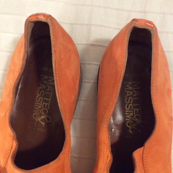 Matteo & Massimo Genuine Alligator Orange Loafer main image 14